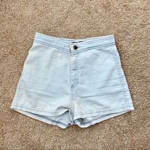 American Apparel easy jean shorts